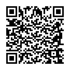 Codice QR per il numero di telefono +2698764163