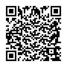 QR Code pour le numéro de téléphone +2698764321