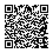 QR Code pour le numéro de téléphone +2698764333