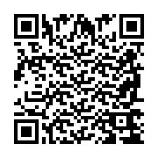 QR-code voor telefoonnummer +2698764335