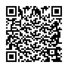 QR-код для номера телефона +2698764336