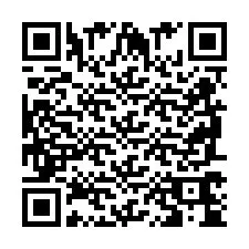 Codice QR per il numero di telefono +2698764414