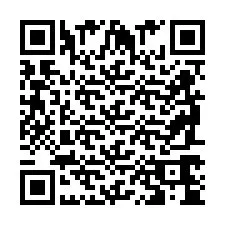 Codice QR per il numero di telefono +2698764481