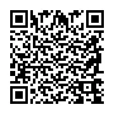 Código QR para número de teléfono +2698764521