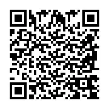 Codice QR per il numero di telefono +2698764546