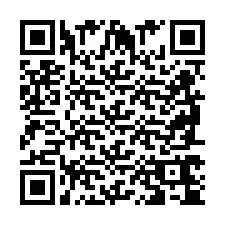 QR-code voor telefoonnummer +2698764548