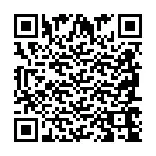 QR код за телефонен номер +2698764568