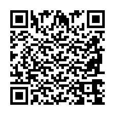 QR-code voor telefoonnummer +2698764587