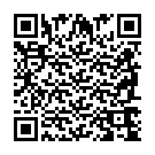 QR код за телефонен номер +2698764590