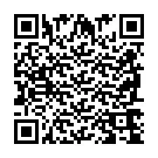 Código QR para número de teléfono +2698764594