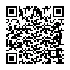 QR Code pour le numéro de téléphone +2698764596