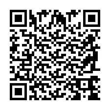 QR-code voor telefoonnummer +2698764601