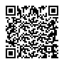 QR Code pour le numéro de téléphone +2698764624