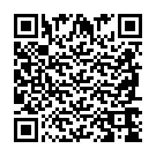 QR-code voor telefoonnummer +2698764698