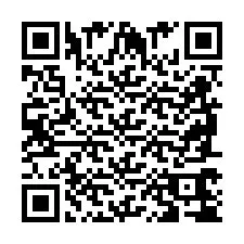 QR-code voor telefoonnummer +2698764708