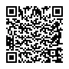 QR-code voor telefoonnummer +2698764709