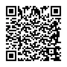 QR Code pour le numéro de téléphone +2698764722