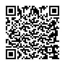 QR-code voor telefoonnummer +2698764744