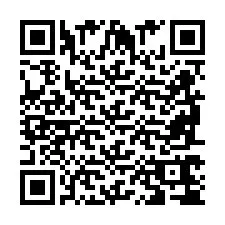 QR-code voor telefoonnummer +2698764747