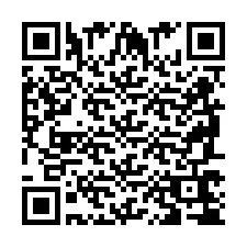 QR-код для номера телефона +2698764750