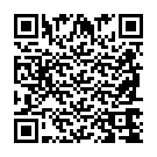 QR Code pour le numéro de téléphone +2698764789