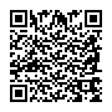 QR код за телефонен номер +2698765408