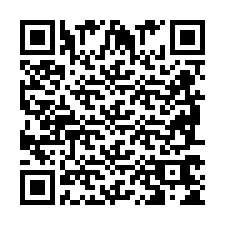 Código QR para número de telefone +2698765412