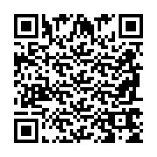 QR код за телефонен номер +2698765445