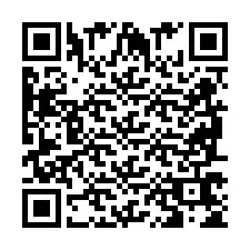 Código QR para número de teléfono +2698765456