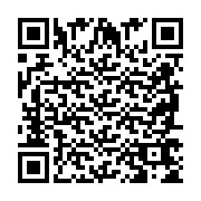 Código QR para número de teléfono +2698765468