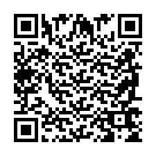 Código QR para número de teléfono +2698765471