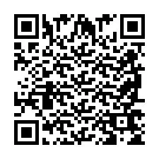 QR-code voor telefoonnummer +2698765479