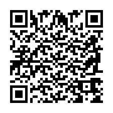 Código QR para número de telefone +2698765481