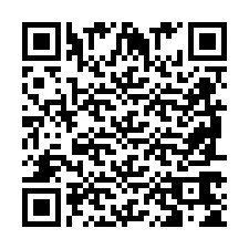 QR-Code für Telefonnummer +2698765489