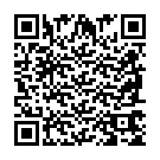 QR Code pour le numéro de téléphone +2698765508