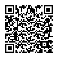 QR-код для номера телефона +2698765510