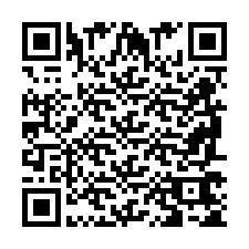 Código QR para número de teléfono +2698765525