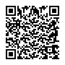 QR-код для номера телефона +2698765584