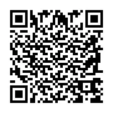 Código QR para número de teléfono +2698765601