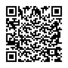 QR Code pour le numéro de téléphone +2698765618