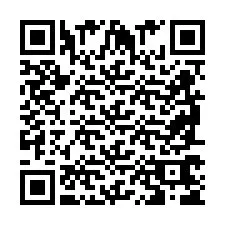 Codice QR per il numero di telefono +2698765619