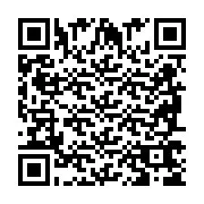 QR-code voor telefoonnummer +2698765662