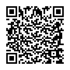 Codice QR per il numero di telefono +2698765664