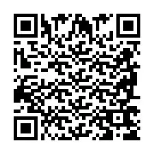 QR Code pour le numéro de téléphone +2698765672