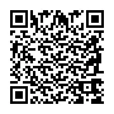 Codice QR per il numero di telefono +2698765680