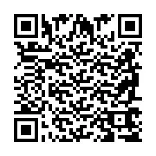 QR код за телефонен номер +2698765721