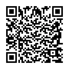 QR-code voor telefoonnummer +2698765730