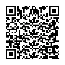 Codice QR per il numero di telefono +2698765758