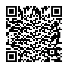 Código QR para número de telefone +2698765761