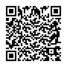 QR код за телефонен номер +2698765801